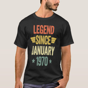 Camiseta Legenda Desde Janeiro De 1970