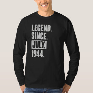 Camiseta Legenda desde julho de 1944 78 anos 78 anos