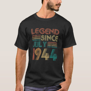 Camiseta Legenda Desde Julho De 1944 Oferece 77 Anos De Ani