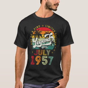 Camiseta Legenda desde julho de 1957 66 anos 66 anos