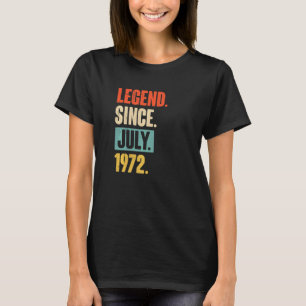 Camiseta Legenda desde julho de 1972 50 anos 50 anos