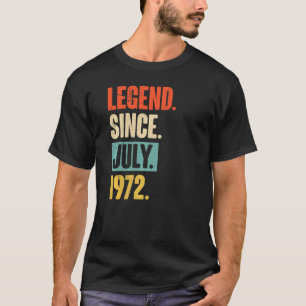 Camiseta Legenda desde julho de 1972 50 anos 50 anos