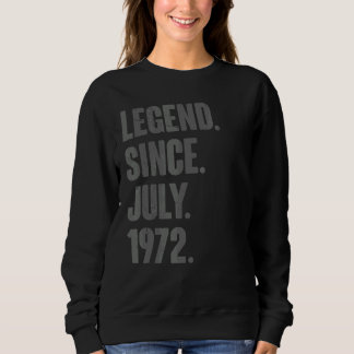 Camiseta Legenda desde julho de 1972 50 anos 50 anos