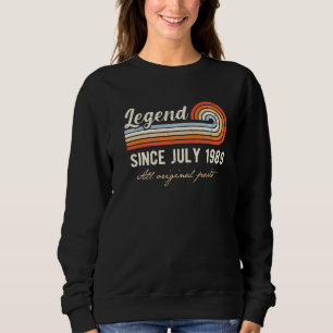 Camiseta Legenda desde julho de 1989 33 anos Dia 33