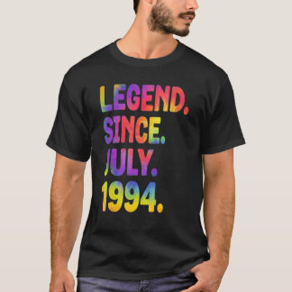 Camiseta Legenda desde julho de 1994 29 anos 29 anos Aniver