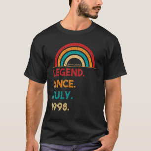 Camiseta Legenda desde julho de 1998 24º aniversário do Nas