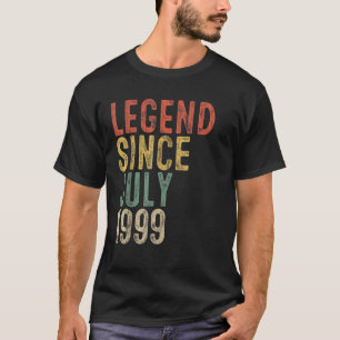 Camiseta Legenda Desde Julho De 1999, aniversário de 21 ano