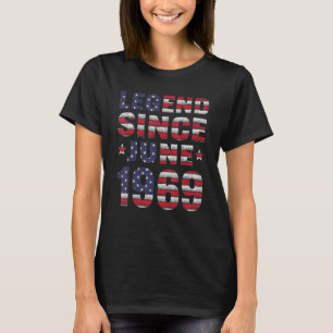 Camiseta Legenda desde junho de 1969 53º aniversário 53 ano