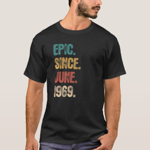 Camiseta Legenda desde junho de 1969 53 anos 53 anos