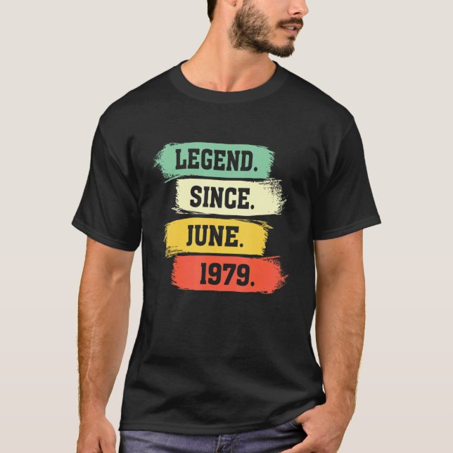 Camiseta Legenda desde junho de 1979 U2013 Parabéns (Frente)