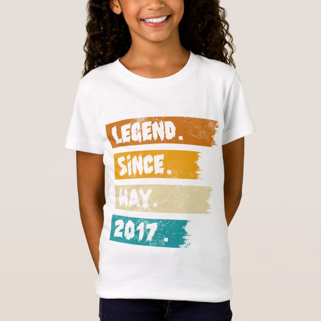 Camiseta Legenda Desde maio de 2017 (Frente)