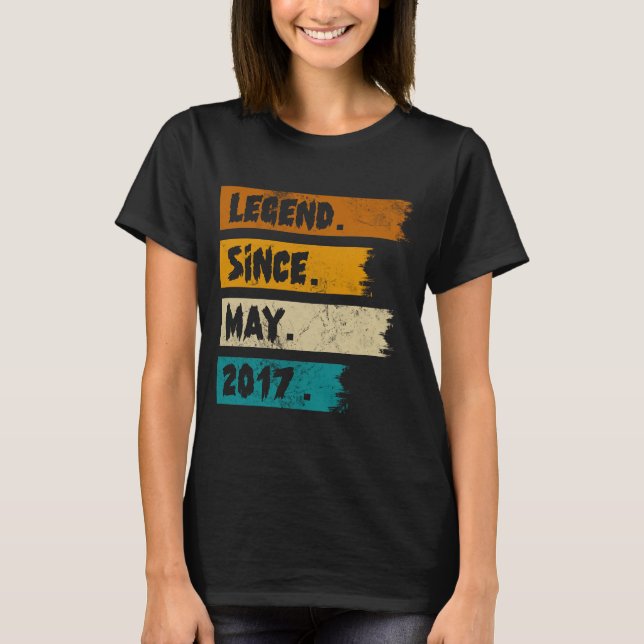 Camiseta Legenda Desde maio de 2017 (Frente)