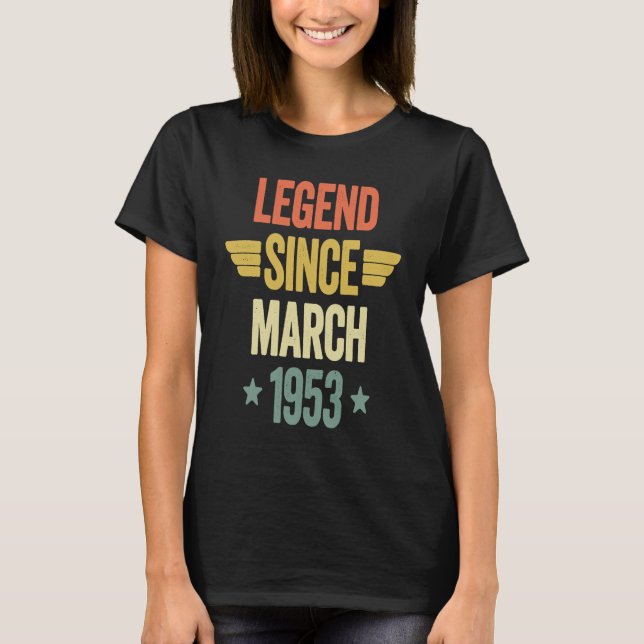 Camiseta Legenda desde março de 1953 (Frente)