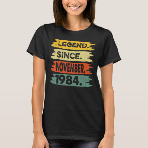 Camiseta Legenda desde novembro de 1984 38º aniversário 38