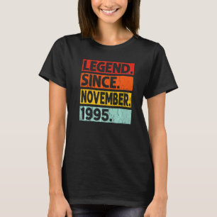 Camiseta Legenda desde novembro de 1995 27º Aniversário Vin