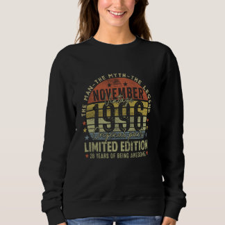 Camiseta Legenda desde novembro de 1996 Retro 28º aniversár
