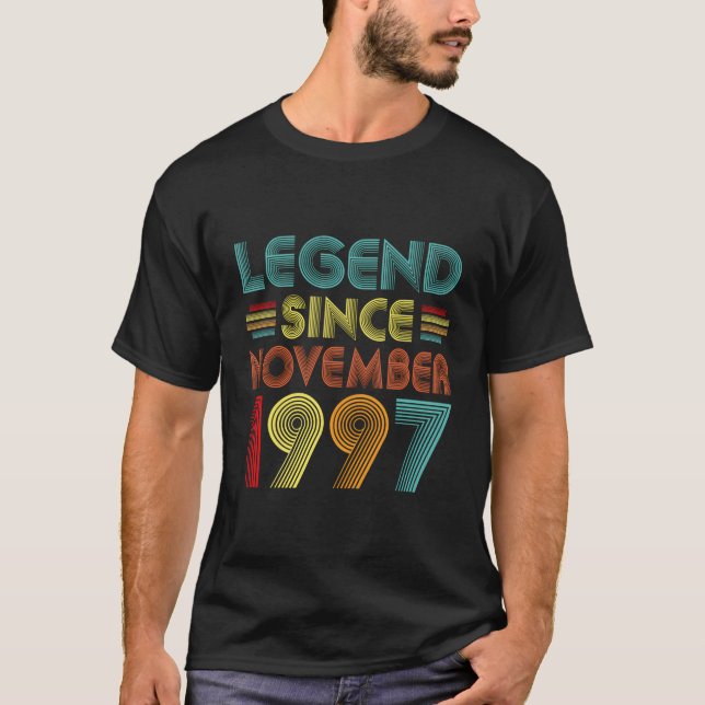 Camiseta Legenda Desde Novembro De 1997 Nascimento De Prese (Frente)
