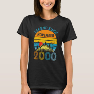 Camiseta Legenda desde novembro de 2000 22º aniversário 22