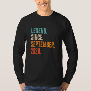 Camiseta Legenda desde o segundo aniversário de setembro de
