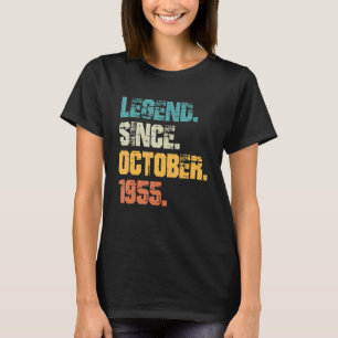 Camiseta Legenda desde outubro de 1955 67º aniversário 67 a