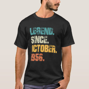 Camiseta Legenda desde outubro de 1956 66º aniversário 66 a