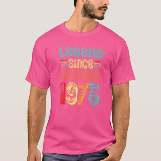 Camiseta Legenda desde outubro de 1975 Retro 47 anos 47