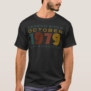 Camiseta Legenda desde outubro de 1979, edição limitada mas