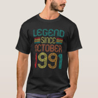 Legenda Desde Outubro De 1991 Retro 31 Anos 31