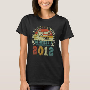 Camiseta Legenda desde outubro de 2012 10 anos 10 anos