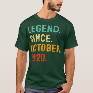 Camiseta Legenda Desde Outubro De 2020 segundo aniversário 
