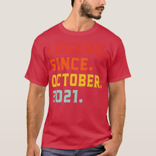Camiseta Legenda desde outubro de 2021 primeiro aniversario