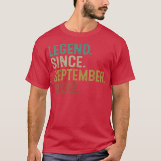 Camiseta Legenda desde setembro de 1932 90 Vintage Aniversá