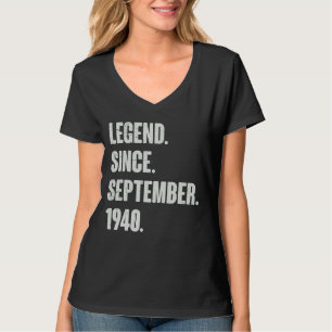 Camiseta Legenda desde setembro de 1940 82 anos 82 anos