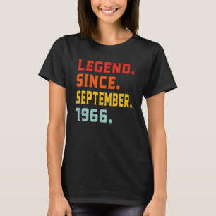 Camiseta Legenda Desde Setembro De 1966 56 Anos 56 Bi