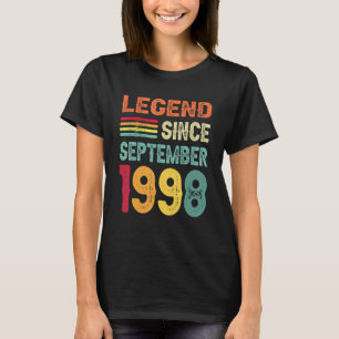 Camiseta Legenda desde setembro de 1998 24º aniversário 24 
