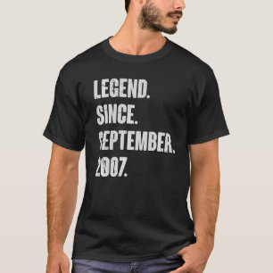 Camiseta Legenda desde setembro de 2007, 15 anos de 15