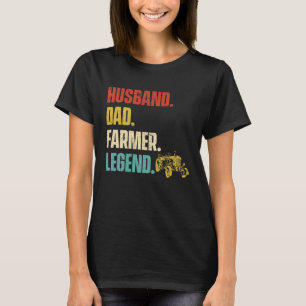 Camiseta Legenda do agricultor Pai de marido