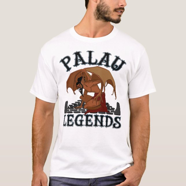 Camiseta Legenda do bastão do demónio de Palau (Frente)