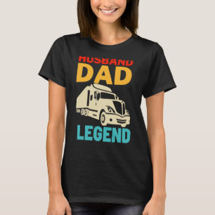 Camiseta Legenda do camionista Pai do marido