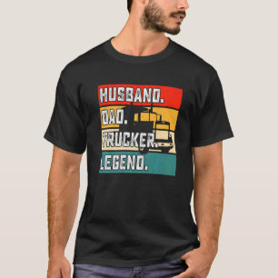 Camiseta Legenda do camionista Pai do marido