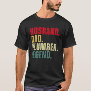 Camiseta Legenda do canalizador do Pai marido