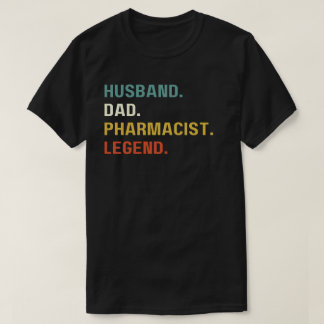 Camiseta Legenda do Farmacêutico do Marido Pai, Farmacêutic
