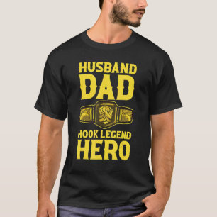 Camiseta Legenda do gancho do Pai do braço da Luta do braço
