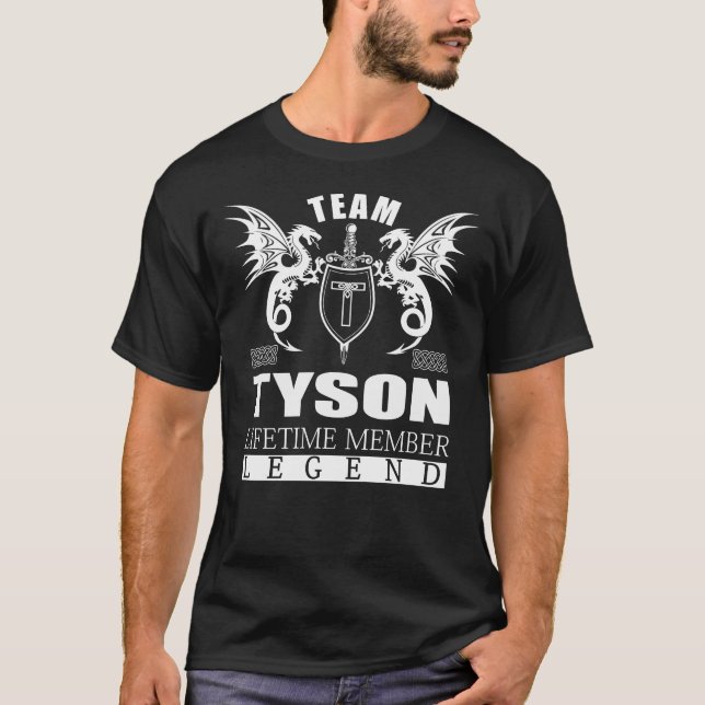 Camiseta Legenda do Membro de Vida do Team TYSON (Frente)