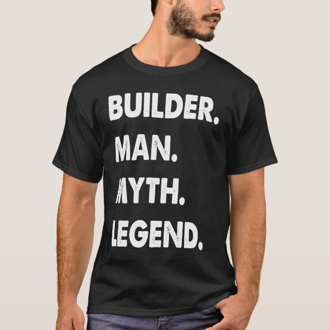 Camiseta Legenda do Mito do Construtor (Frente)