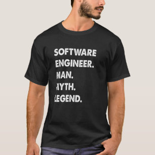 Camiseta Legenda do Mito do Homem de Engenheiro de Software