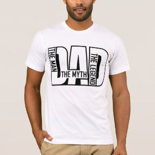 Camiseta Legenda do Mito do Homem do dia de os pais/Pai