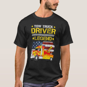 Camiseta Legenda do motorista de caminhão de reboque