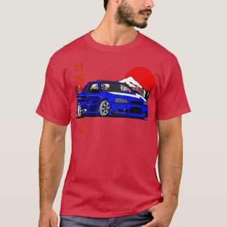 Camiseta Legenda do Nissan Skyline GTR R34 JDM