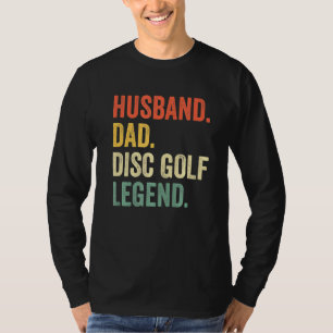 Camiseta Legenda do Pai de esposo engraçado para golf Vinta